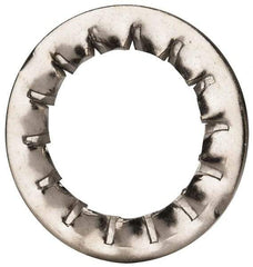 Value Collection - M24 Screw, 23mm ID, Stainless Steel Internal Tooth Lock Washer - 36mm OD, Uncoated, Grade 18-8 & Austenitic A2 - Exact Tool & Supply