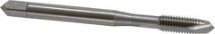 OSG - M5x0.80 Metric Coarse, 2 Flute, Bright Finish, High Speed Steel Spiral Point Tap - Plug Chamfer, Right Hand Thread, 2-3/8" OAL, 7/8" Thread Length, 0.194" Shank Diam, 6H Class of Fit, Series 142 - Exact Tool & Supply