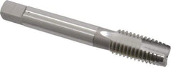 OSG - M14x2.00 Metric Coarse, 3 Flute, Bright Finish, High Speed Steel Spiral Point Tap - Plug Chamfer, Right Hand Thread, 3-19/32" OAL, 1-21/32" Thread Length, 0.429" Shank Diam, 6H Class of Fit, Series 142 - Exact Tool & Supply