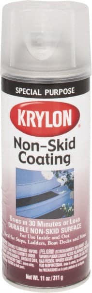 Krylon - 11 oz Aerosol Flat Clear Antislip Coating - Exact Tool & Supply