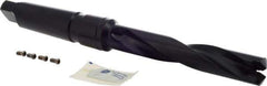 Allied Machine and Engineering - Series 1.5, 15/16" Max Diam, 4MT Taper Shank, Helical Flute Spade Drill - 4-3/4" Max Depth, 6-21/64" Body Length, 10-3/4" OAL, Standard Length, Through Coolant - Exact Tool & Supply