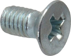 Value Collection - M3x0.50 Metric Coarse, 6mm OAL Phillips Drive Machine Screw - Flat Head, Grade 4.8 Steel, Zinc-Plated Finish, Without Washer - Exact Tool & Supply
