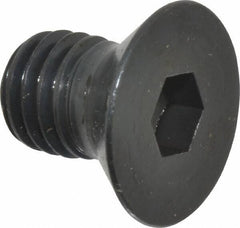 Holo-Krome - 1/2-13 UNC Hex Socket Drive, 82° Flat Screw - Alloy Steel, Black Oxide Finish, Fully Threaded, 3/4" OAL - Exact Tool & Supply