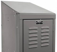 Hallowell - 18" Wide x 7" High x 21" Deep, Locker Slope Top - Exact Tool & Supply