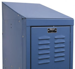 Hallowell - 12" Wide x 6" High x 18" Deep, Locker Slope Top - Exact Tool & Supply