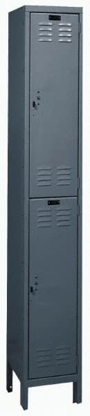 Hallowell - 2 Door, 2 Tier, ValueMax Wardrobe Lockers - Exact Tool & Supply