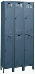 Hallowell - 6 Door, 2 Tier, ValueMax Wardrobe Lockers - Exact Tool & Supply