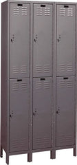 Hallowell - 6 Door, 2 Tier, ValueMax Wardrobe Lockers - Exact Tool & Supply