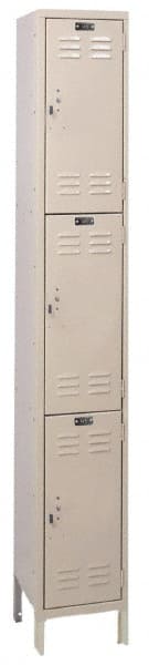 Hallowell - 3 Door, 3 Tier, ValueMax Wardrobe Lockers - Exact Tool & Supply