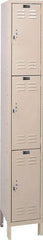 Hallowell - 3 Door, 3 Tier, ValueMax Wardrobe Lockers - Exact Tool & Supply