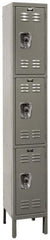 Hallowell - 3 Door, 3 Tier, Ready-Built Wardrobe & Box Lockers - Exact Tool & Supply