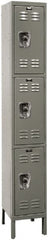 Hallowell - 3 Door, 3 Tier, Ready-Built Wardrobe & Box Lockers - Exact Tool & Supply