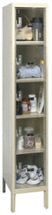 Hallowell - 5 Door, 5 Tier, Safety-View Plus Box Lockers - Exact Tool & Supply