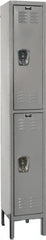 Hallowell - 2 Door, 2 Tier, Premium Wardrobe Lockers - Exact Tool & Supply