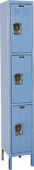 Hallowell - 3 Door, 3 Tier, Premium Wardrobe Lockers - Exact Tool & Supply