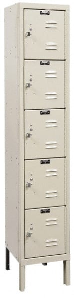Hallowell - 5 Door, 5 Tier, Premium Box Lockers - Exact Tool & Supply