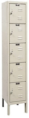 Hallowell - 5 Door, 5 Tier, Premium Box Lockers - Exact Tool & Supply