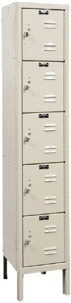 Hallowell - 5 Door, 5 Tier, Premium Box Lockers - Exact Tool & Supply