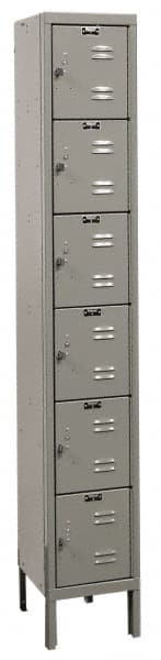 Hallowell - 6 Door, 6 Tier, Premium Box Lockers - Exact Tool & Supply
