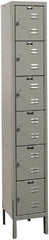 Hallowell - 6 Door, 6 Tier, Premium Box Lockers - Exact Tool & Supply