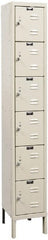 Hallowell - 6 Door, 6 Tier, Premium Box Lockers - Exact Tool & Supply