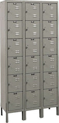 Hallowell - 18 Door, 6 Tier, Premium Box Lockers - Exact Tool & Supply