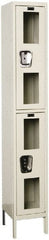 Hallowell - 2 Door, 2 Tier, Safety-View Wardrobe Lockers - Exact Tool & Supply