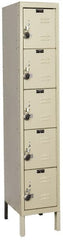 Hallowell - 5 Door, 5 Tier, Ready-Built Wardrobe & Box Lockers - Exact Tool & Supply