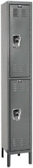 Hallowell - 2 Door, 2 Tier, Ready-Built Wardrobe & Box Lockers - Exact Tool & Supply
