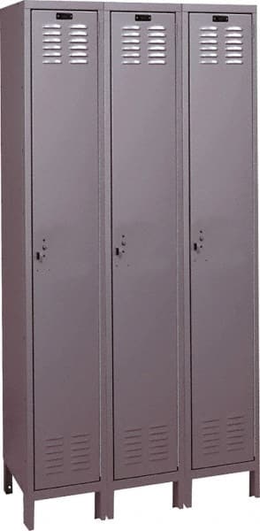 Hallowell - 3 Door, 1 Tier, ValueMax Wardrobe Lockers - Exact Tool & Supply