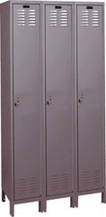 Hallowell - 3 Door, 1 Tier, ValueMax Wardrobe Lockers - Exact Tool & Supply