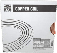 Mueller Industries - 20' Long, 3/8" OD, Grade Alloy 122 Copper Seamless Tube - 0.032" Wall Thickness - Exact Tool & Supply