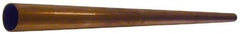 Mueller Industries - 7/8 Inch Outside Diameter x 5 Ft. Long, Copper Round Tube - 0.811 Inch Inside Diameter, 0.032 Inch Wall Thickness, Alloy 122 - Exact Tool & Supply