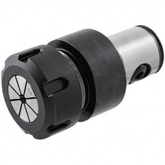 Iscar - 1mm to 16mm Capacity, 42mm Projection, Modular Connection, ER25 Collet Chuck - Through-Spindle - Exact Tool & Supply