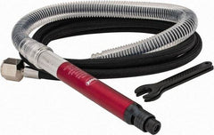 Sioux Tools - 1/8" Collet, Straight Handle, Straight Air Die Grinder - 54,000 RPM, Remote Exhaust, 16.8 CFM, 0.1 hp, 6.21 bar - Exact Tool & Supply
