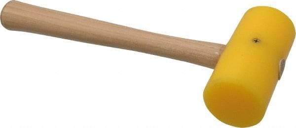 Garland - 7/8 Lb Head Plastic Mallet - 11-1/2" OAL, 12" Long Wood Handle - Exact Tool & Supply