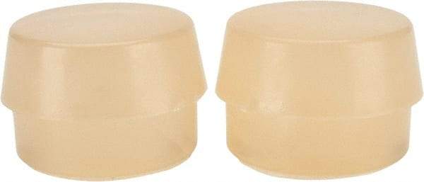 Garland - 1-3/4" Face Diam, Grade Soft, Natural Soft Face Hammer Tip - Urethane - Exact Tool & Supply