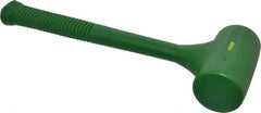 Garland - 48 oz Head 2-3/8" Face Diam Polyurethane Dead Blow Hammer - 14-1/2" OAL, Polyurethane Handle - Exact Tool & Supply
