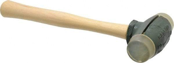 Garland - 2 Lb Head 1-1/2" Face Urethane Split Head Hammer - Wood Handle - Exact Tool & Supply