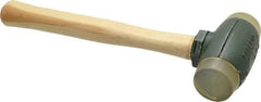 Garland - 2-3/4 Lb Head 1-3/4" Face Urethane Split Head Hammer - Wood Handle - Exact Tool & Supply