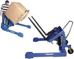 Vestil - 4,000 Lb Load Limit, Straddle Portable Tilting Table - 90° Tilting Angle, 2-5/8' Low Height - Exact Tool & Supply