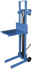 Vestil - 500 Lb Capacity Portable Steel Light Load Lift Table - 3-1/4" Lift Height, 20" Platform Length x 20" Platform Width - Exact Tool & Supply