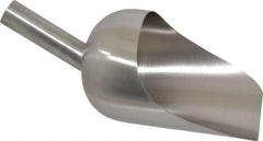 VOLLRATH - 52 oz Silver Stainless Steel Round Bottom Scoop - 5.3" Wide Bowl, 3.3" Handle Length, 12" OAL - Exact Tool & Supply