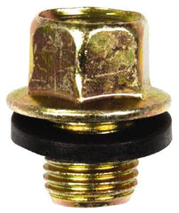 Dorman - Standard Oil Drain Plug with Gasket - M12x1.25 Thread - Exact Tool & Supply