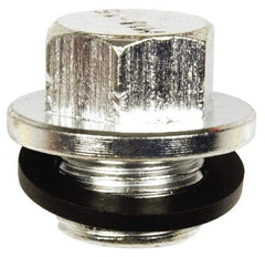 Dorman - Standard Oil Drain Plug with Gasket - M18x1.5 Thread - Exact Tool & Supply