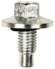 Dorman - Pilot Point Oil Drain Plug with Gasket - M12x1.75 Thread, Inset Gasket - Exact Tool & Supply