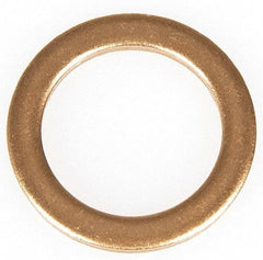 Dorman - 1/2 SAE, 1/2" ID x 3/4" OD Oil Drain Plug Gasket - 3/32" Thick, Copper - Exact Tool & Supply