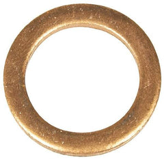 Dorman - 1/2 DO, 1/2 TO, 9/16 SAE, 9/16" ID x 13/16" OD Oil Drain Plug Gasket - 3/32" Thick, Copper - Exact Tool & Supply