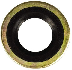 Dorman - 1/2 DO, 1/2 TO, 9/16 SAE, 9/16" ID x 1" OD Oil Drain Plug Gasket - 1/16" Thick, Rubber/Metal - Exact Tool & Supply