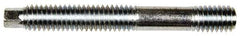 Dorman - 3/8-16 3-1/16" OAL Unequal Double Threaded Stud - Steel, Black Oxide Finish, 1-5/8" Long Thread Length, 1/2" Short Thread Length - Exact Tool & Supply